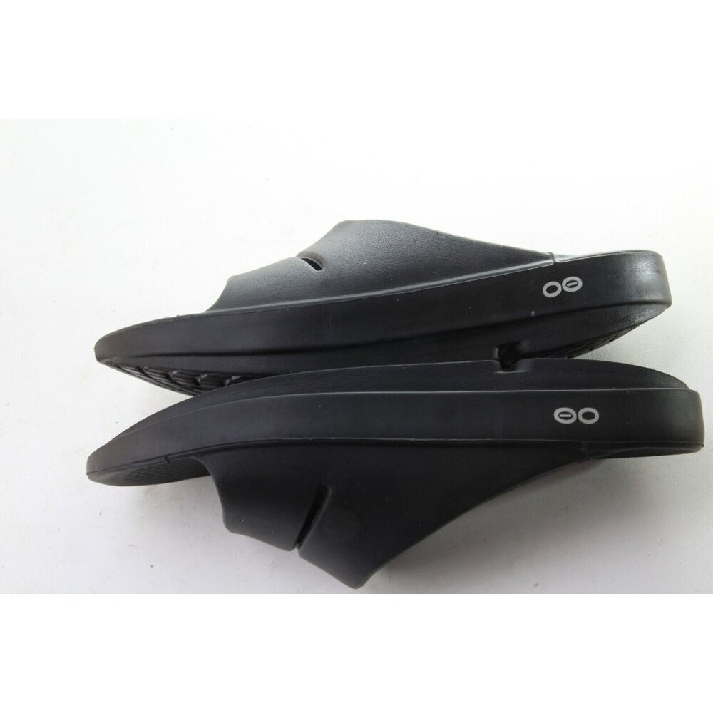 Oofos OOAHH Sandals Unisex Recovery Slide Shoes Black Unisex Women's Sz 9 - Picture 5 of 12